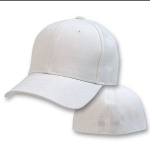 Big Size White Flexible Cap